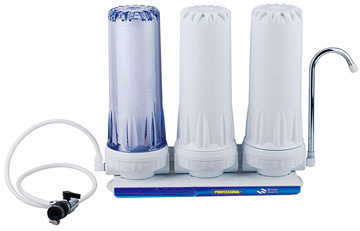 Triple countertop water filter EWC-J-N5