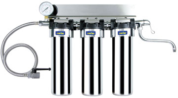 Stailess steel undersink water filter  EWC-J-SS