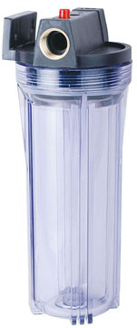 Transparent Water Filter Housing EWC-J-A4